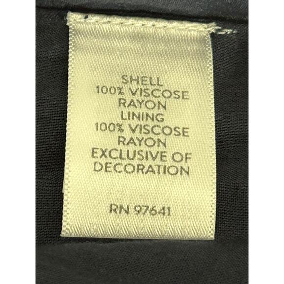 J. Jill East Village Dress L Purple Paisley Print Boho Peasant V-Neck 3/4 Sleeve - Picture 7 of 13